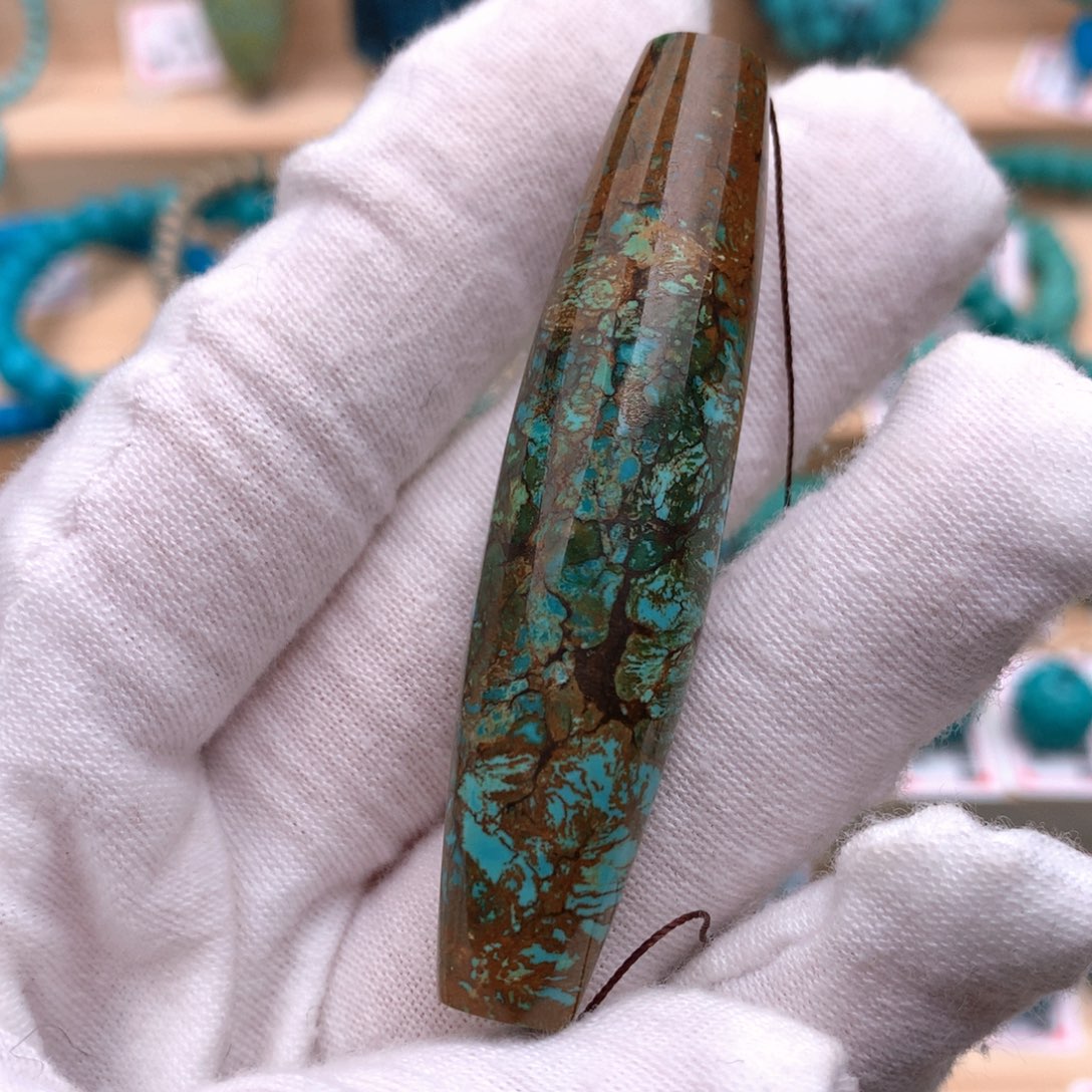 未镶嵌绿松石桶子