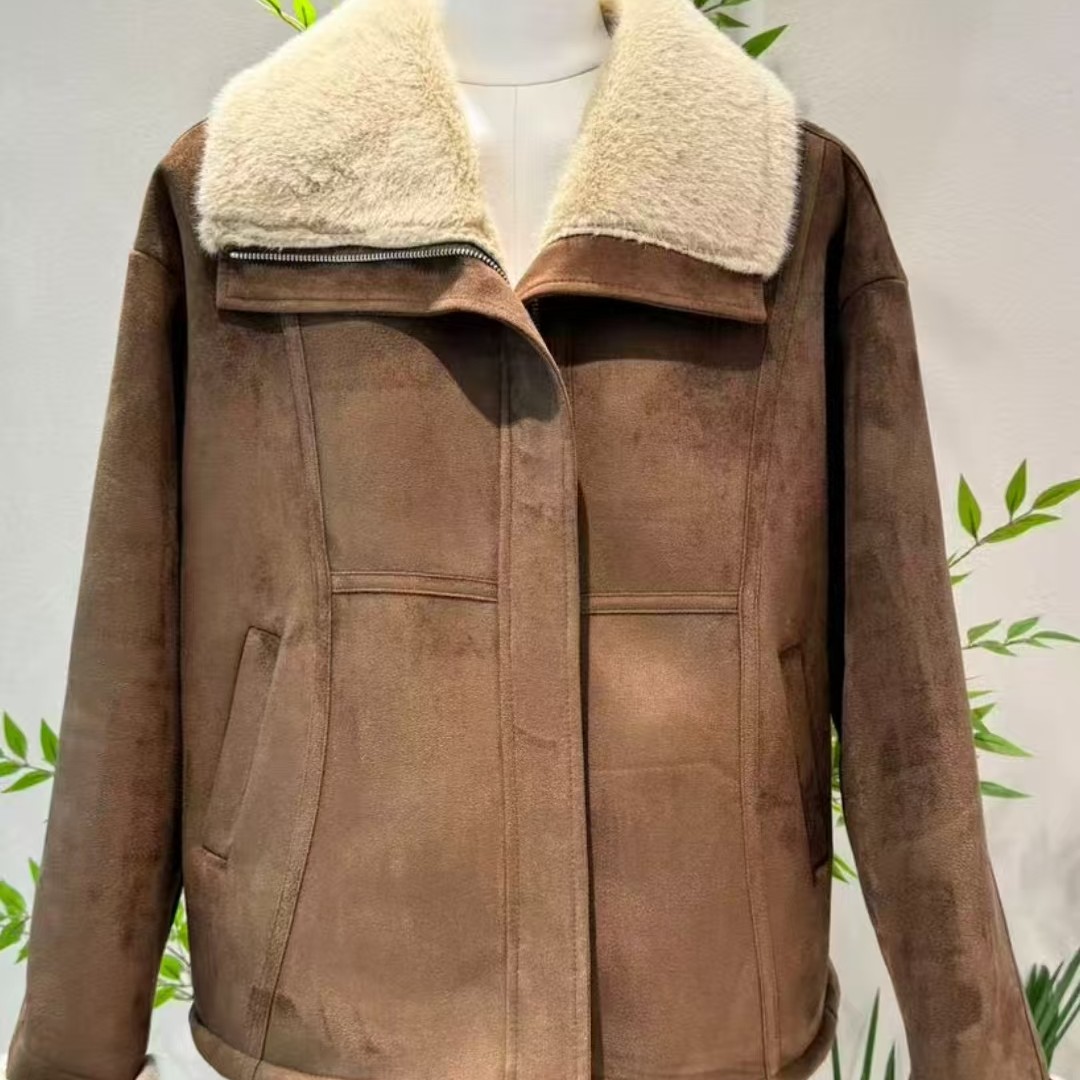 【梅姐严选】静奢风设计师韩版皮毛外套