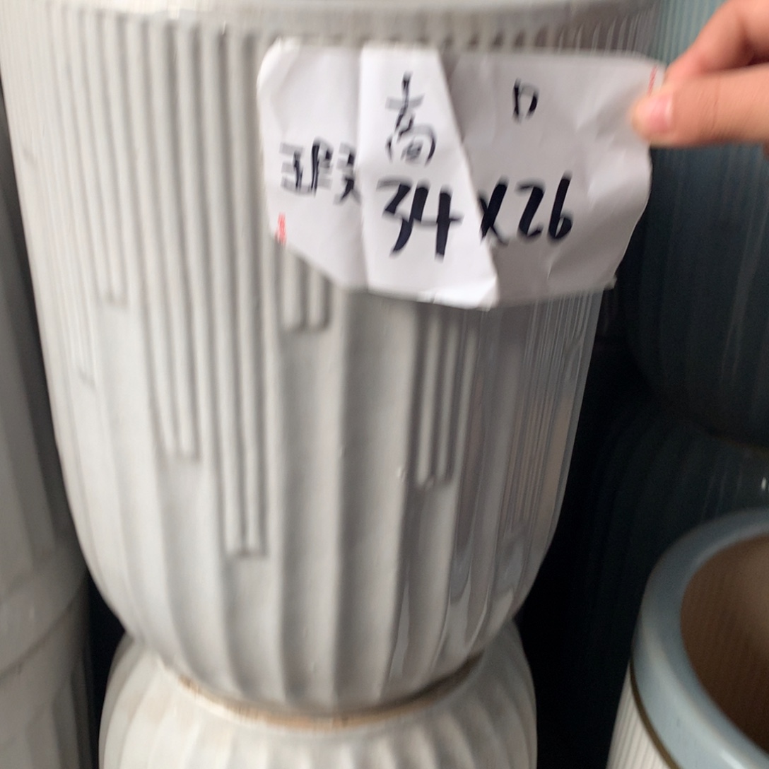 瑕疵高温陶瓷花盆