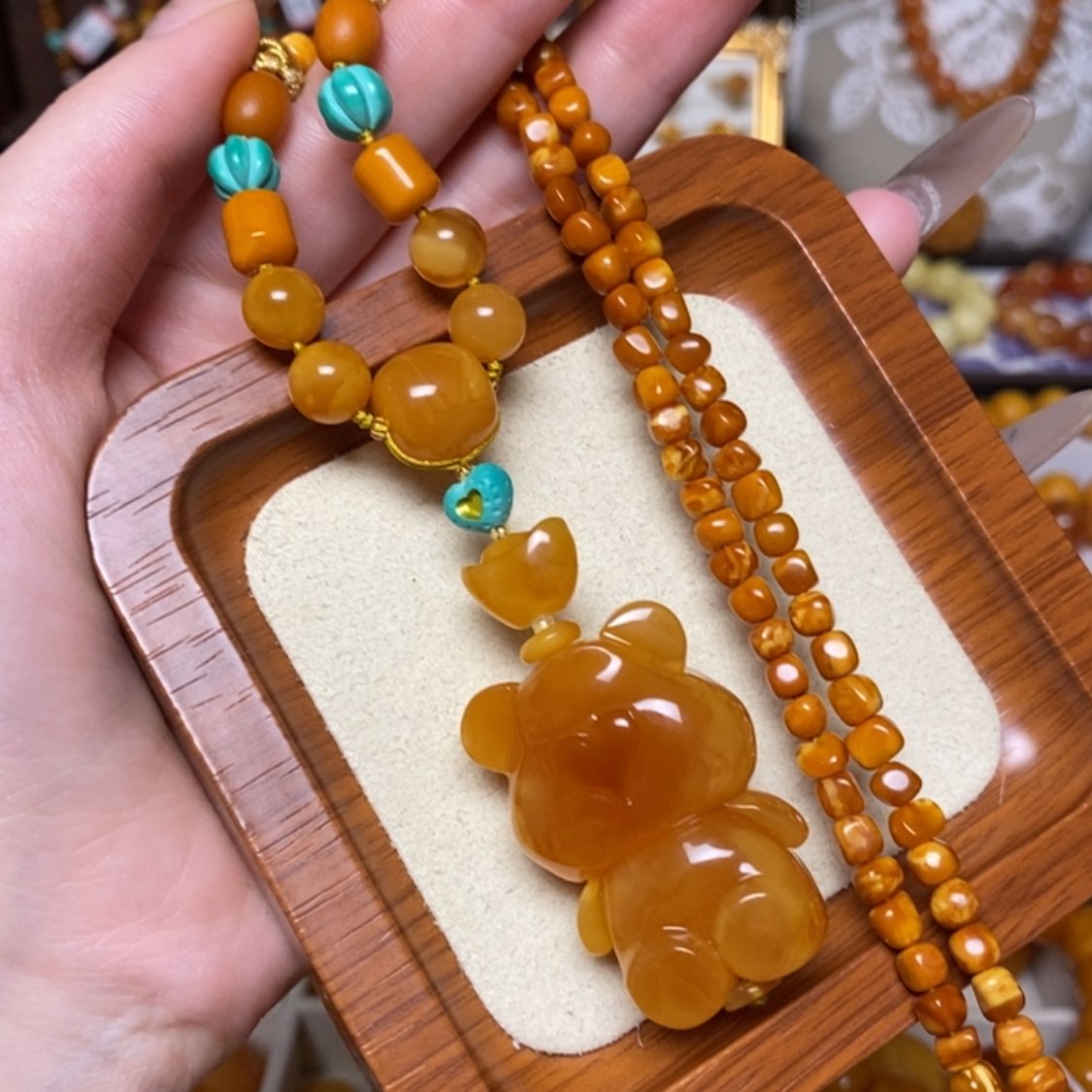 【闪购商品】手链蜜蜡未镶嵌项链