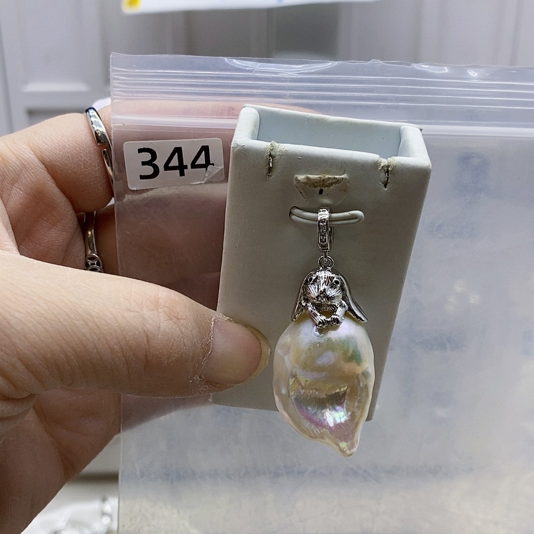 颈饰合金淡水珍珠