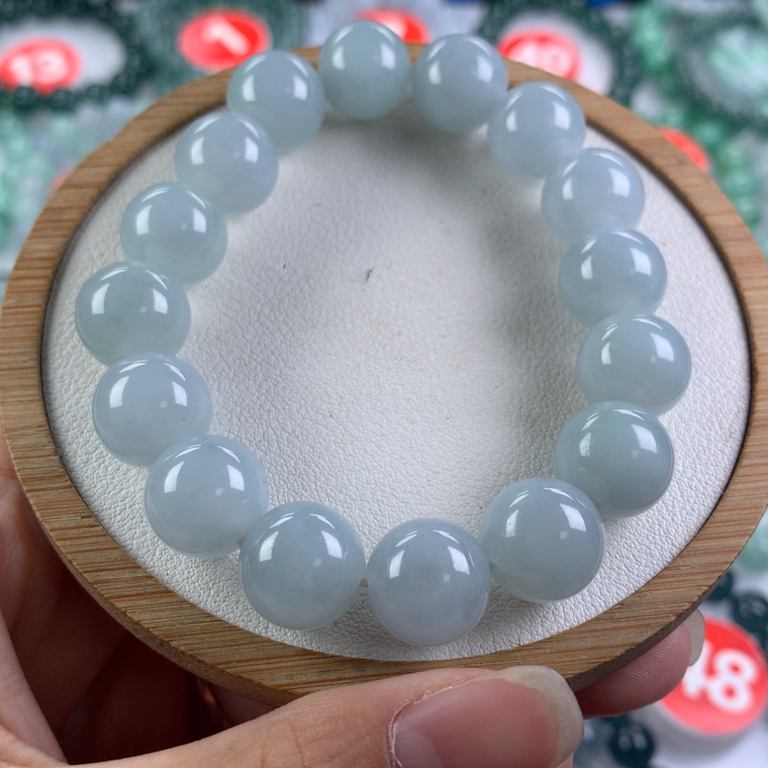 未镶嵌翡翠手链卡12.8