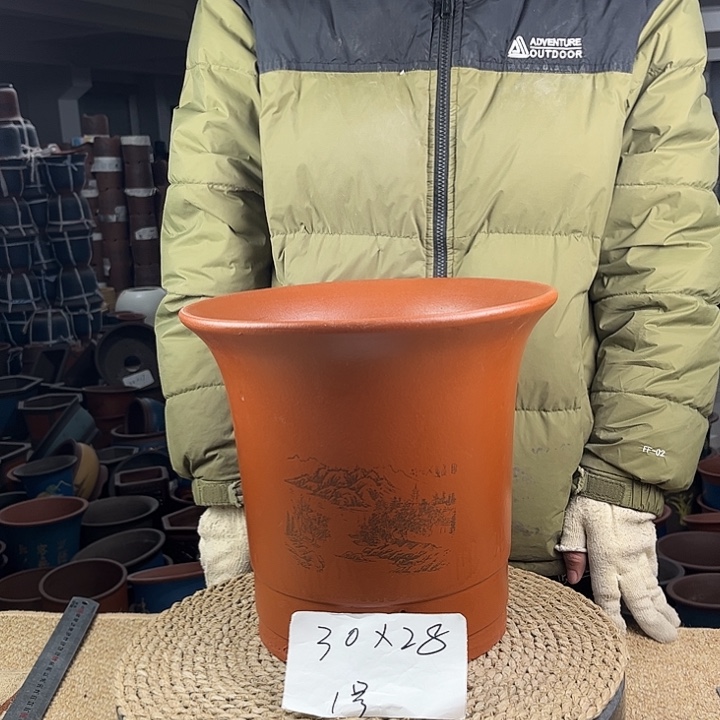 紫砂花盆紫砂花盆