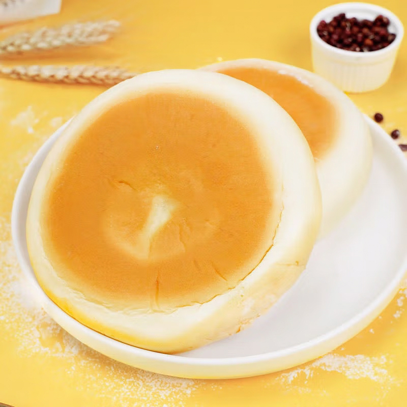 直播-老式主食豆沙大饼传统鸡蛋发面糕点