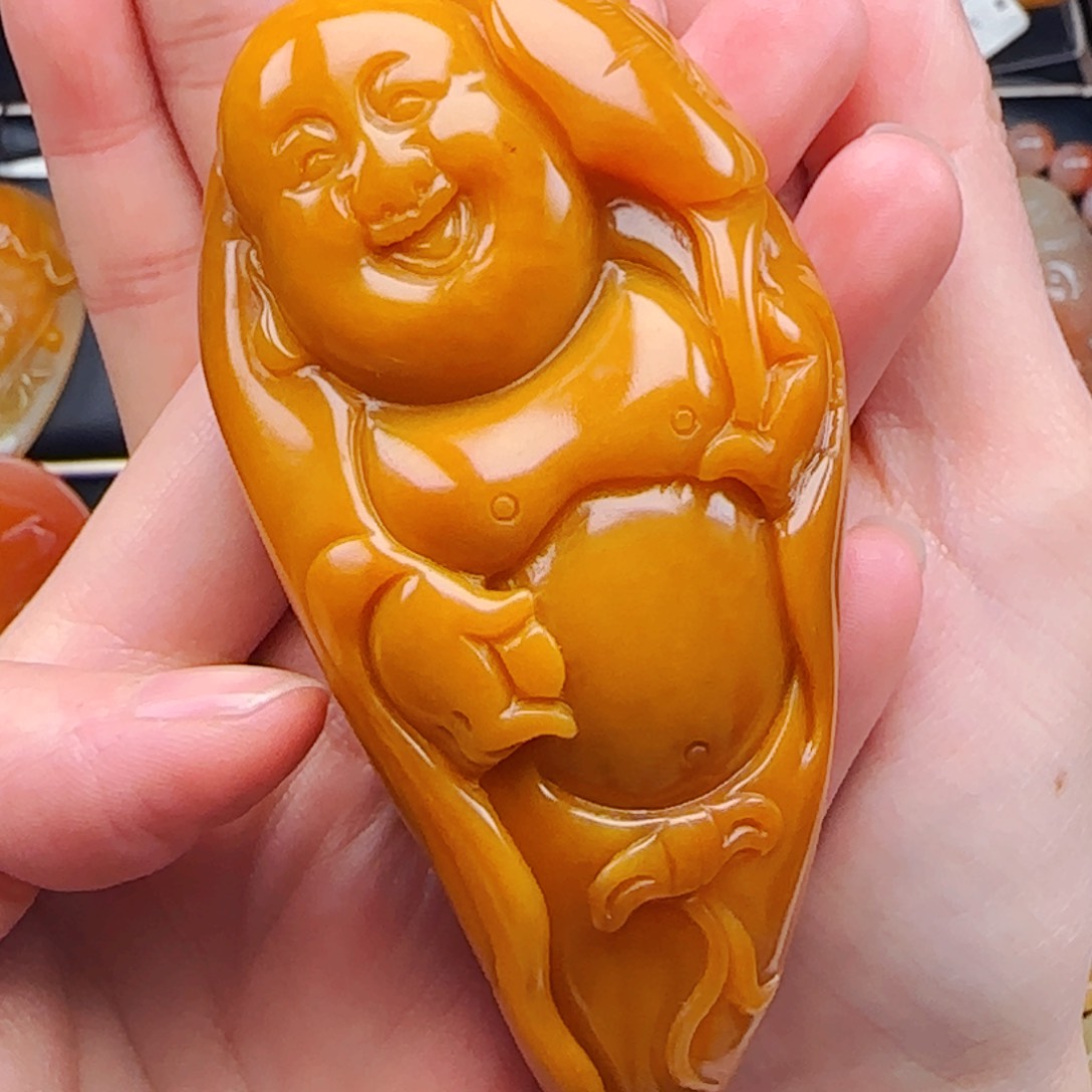 石英质玉（黄龙玉）1未镶嵌