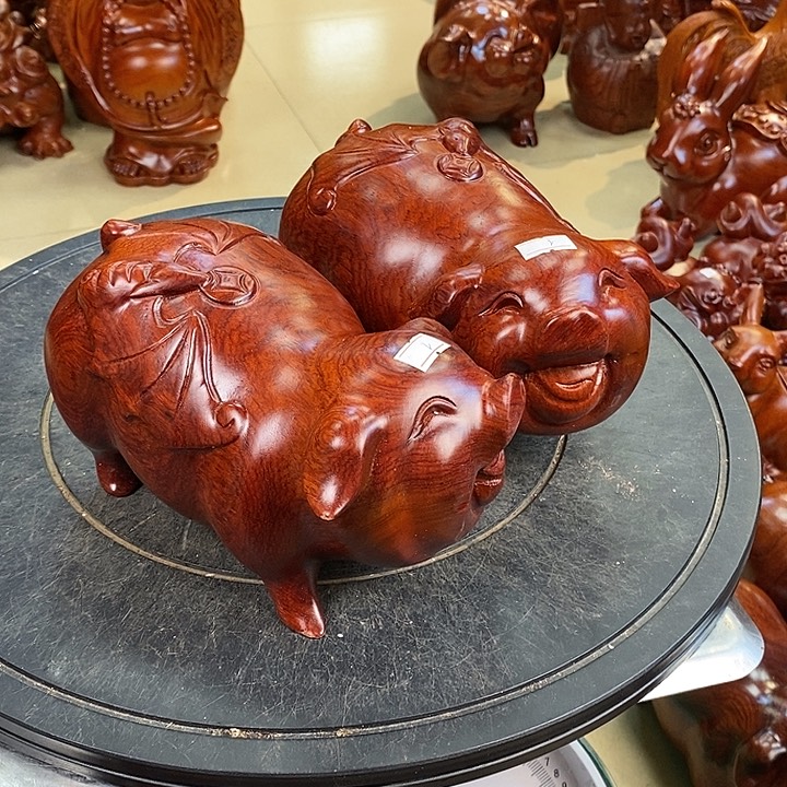 大果紫檀（缅甸花梨）缅甸花梨木猪