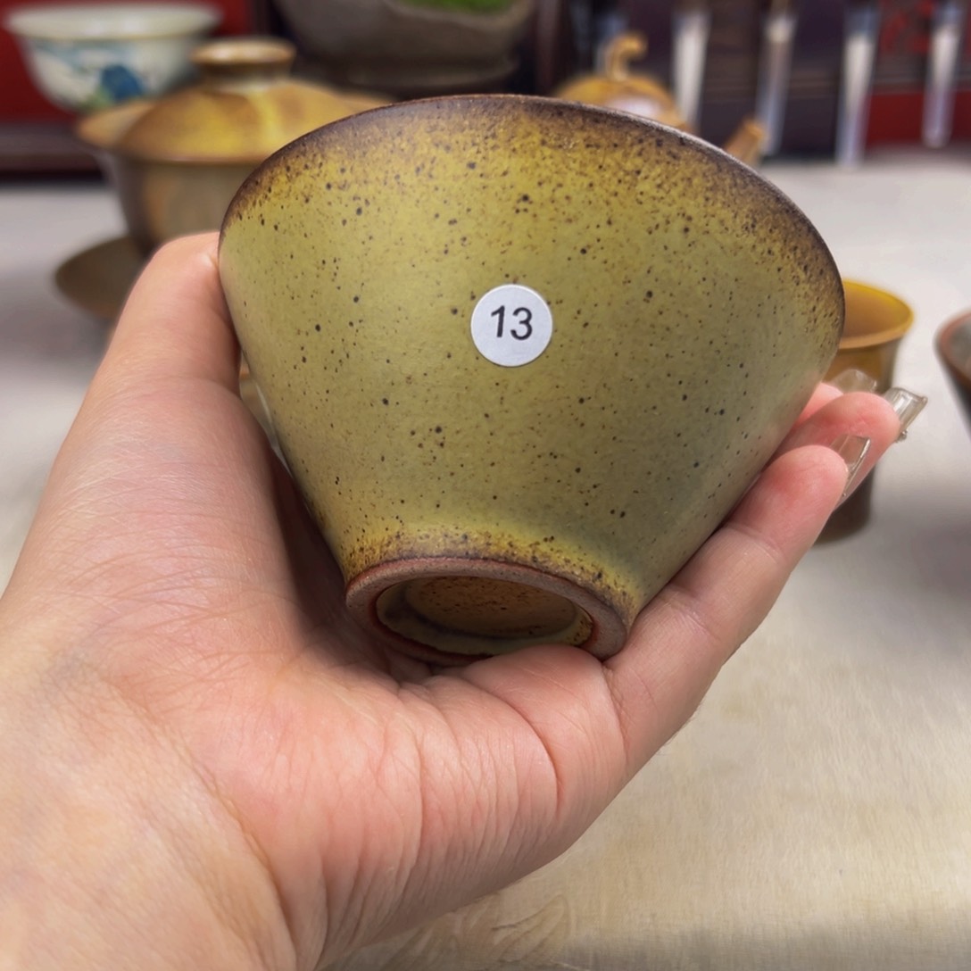 杯子纯手工柴烧主人杯