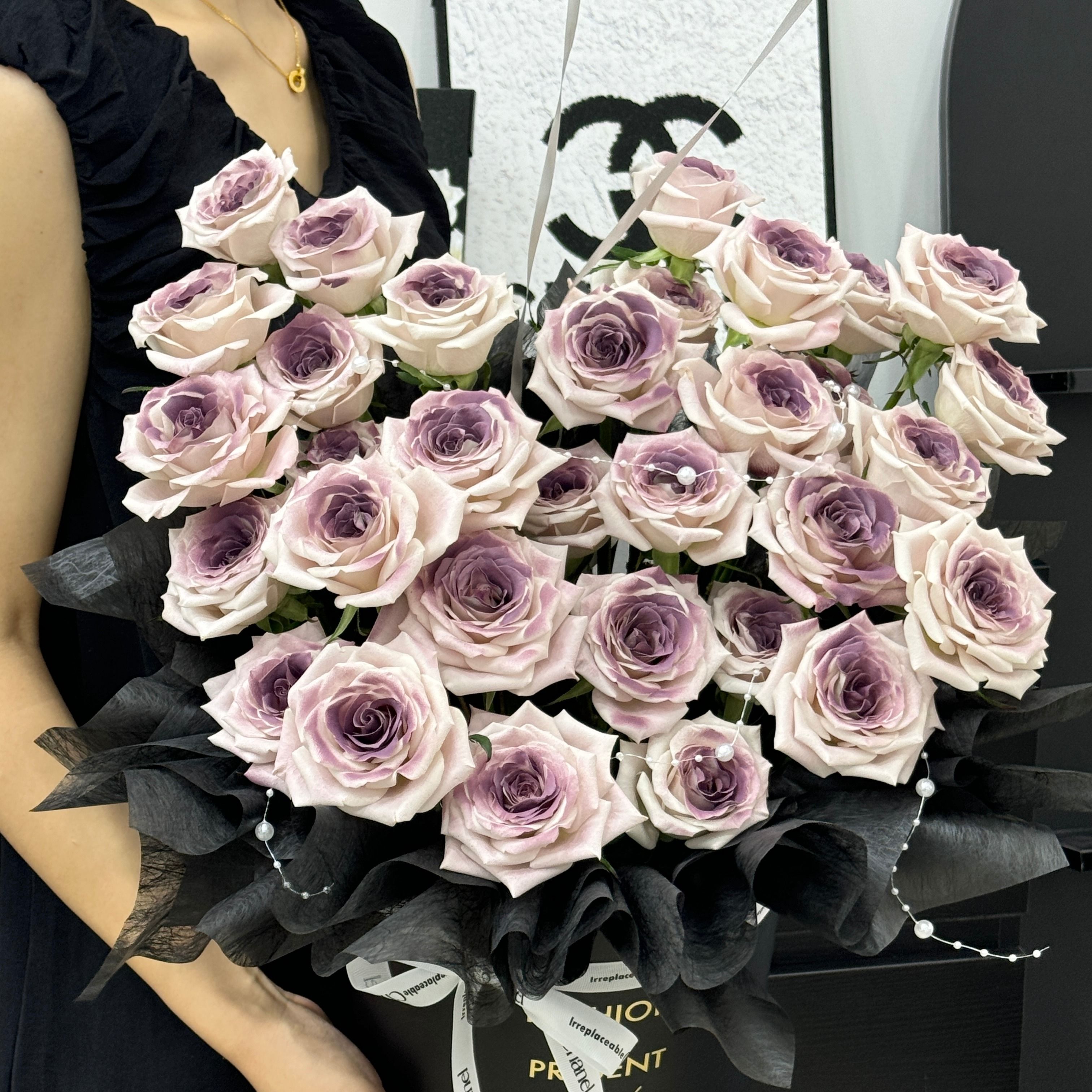 【晚风捎信说我想你】33朵乌梅子酱抱抱桶花束生日表白鲜花送女友送闺蜜花店送花上门