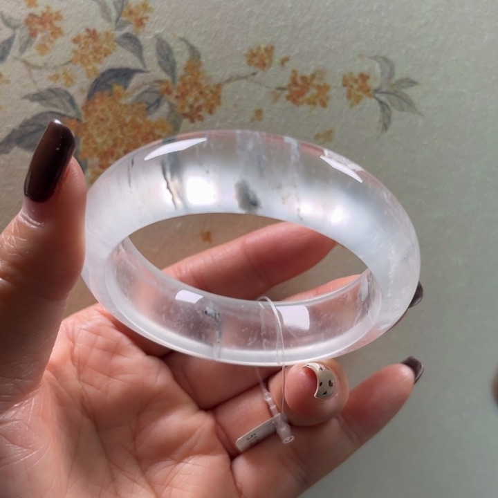 石英质玉未镶嵌手镯51-52福利不退不换共生