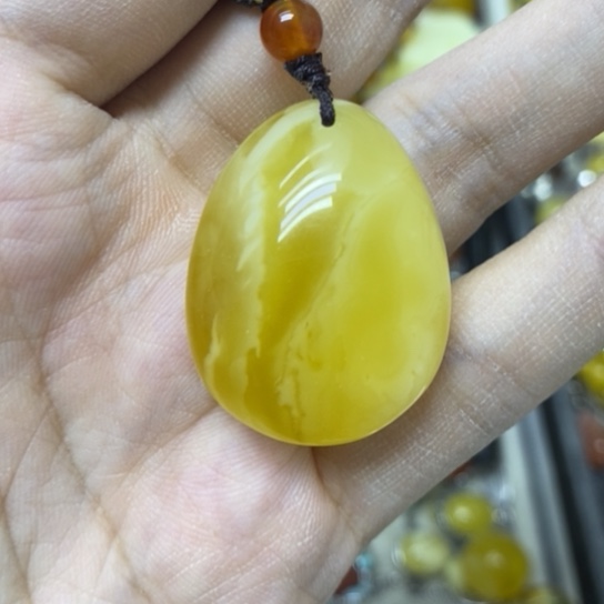 裸石蜜蜡未镶嵌吊坠