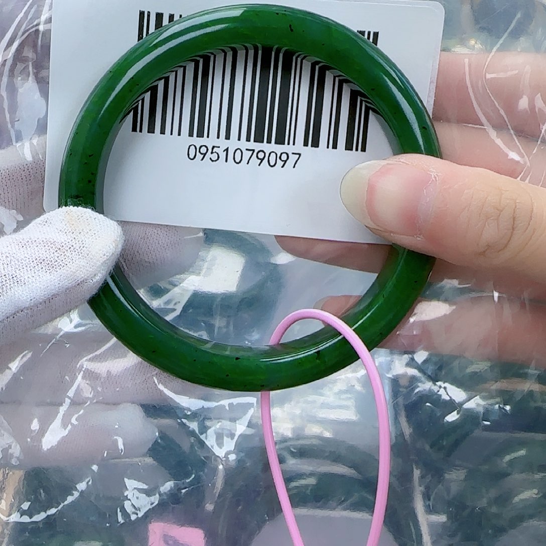 和田玉（碧玉）手镯未镶嵌用****462