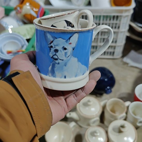 杯陶瓷杯碗盘微瑕疵介意慎拍