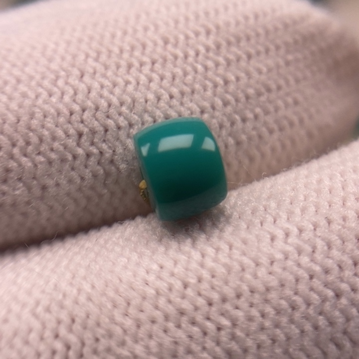 未镶嵌绿松石珠宝奇石直切6.5mm福利款A646