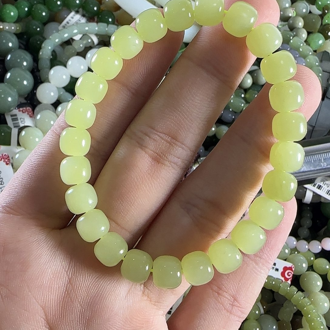 和田玉手链未镶嵌86