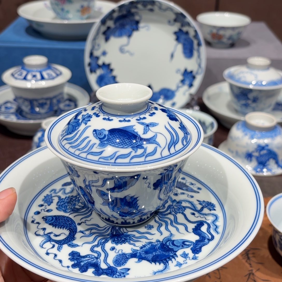 瓷片景德镇纯手工手绘