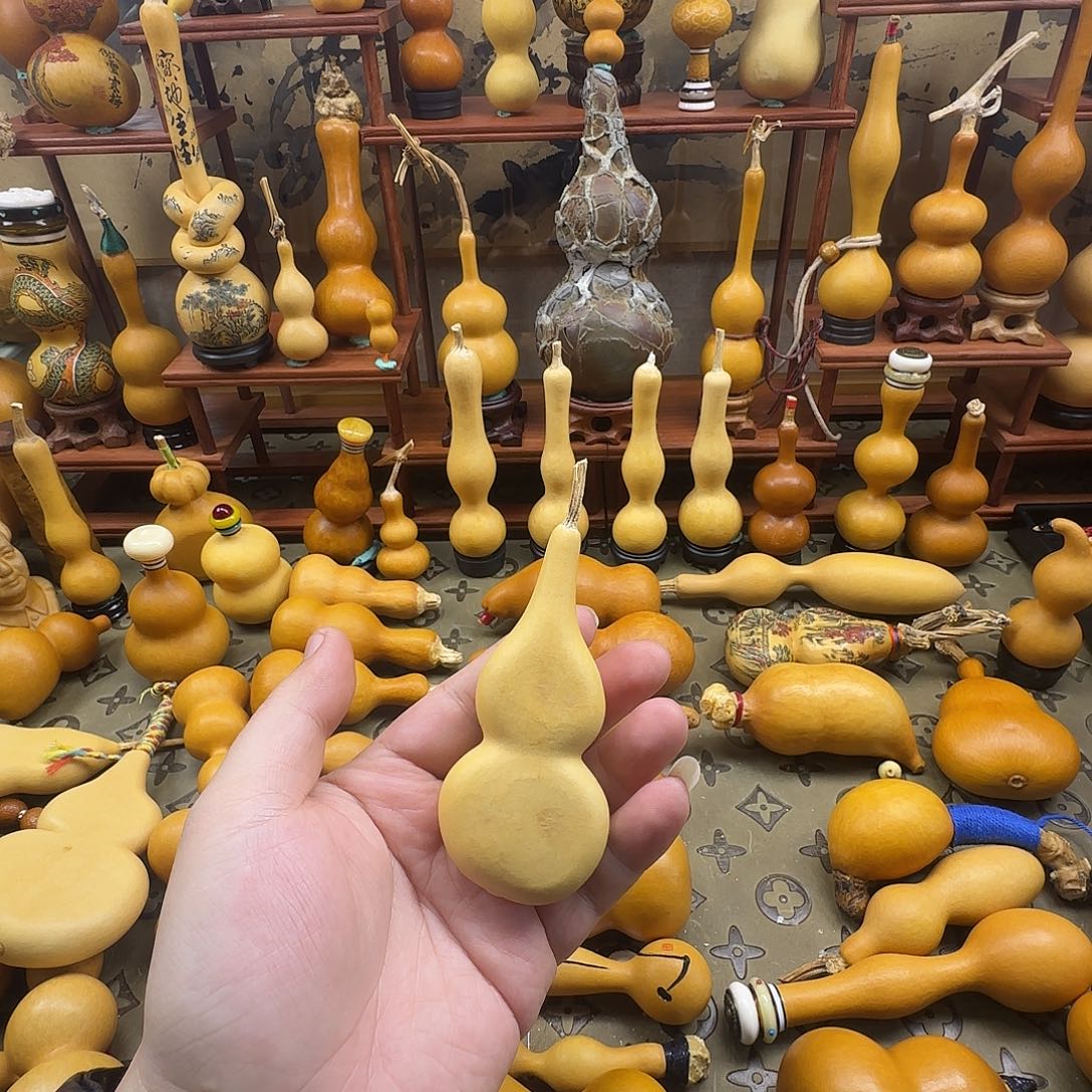 蛋***～木本念扁葫芦手捻手把