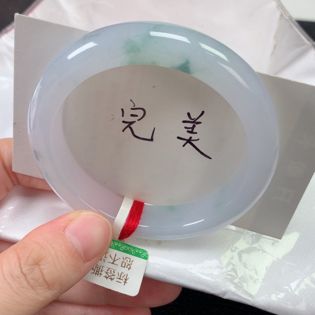 未镶嵌手镯翡翠缅甸天然翡翠手镯5354