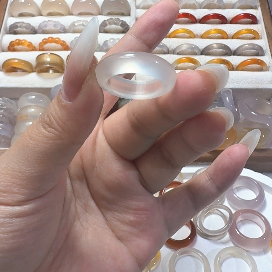 合金戒指玛瑙/玉髓134港14