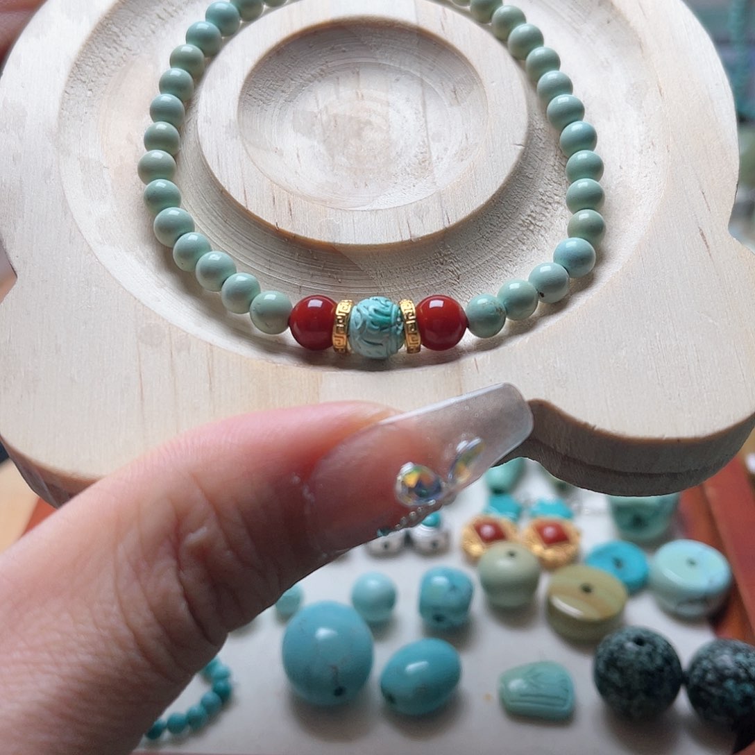 绿松石手串未镶嵌