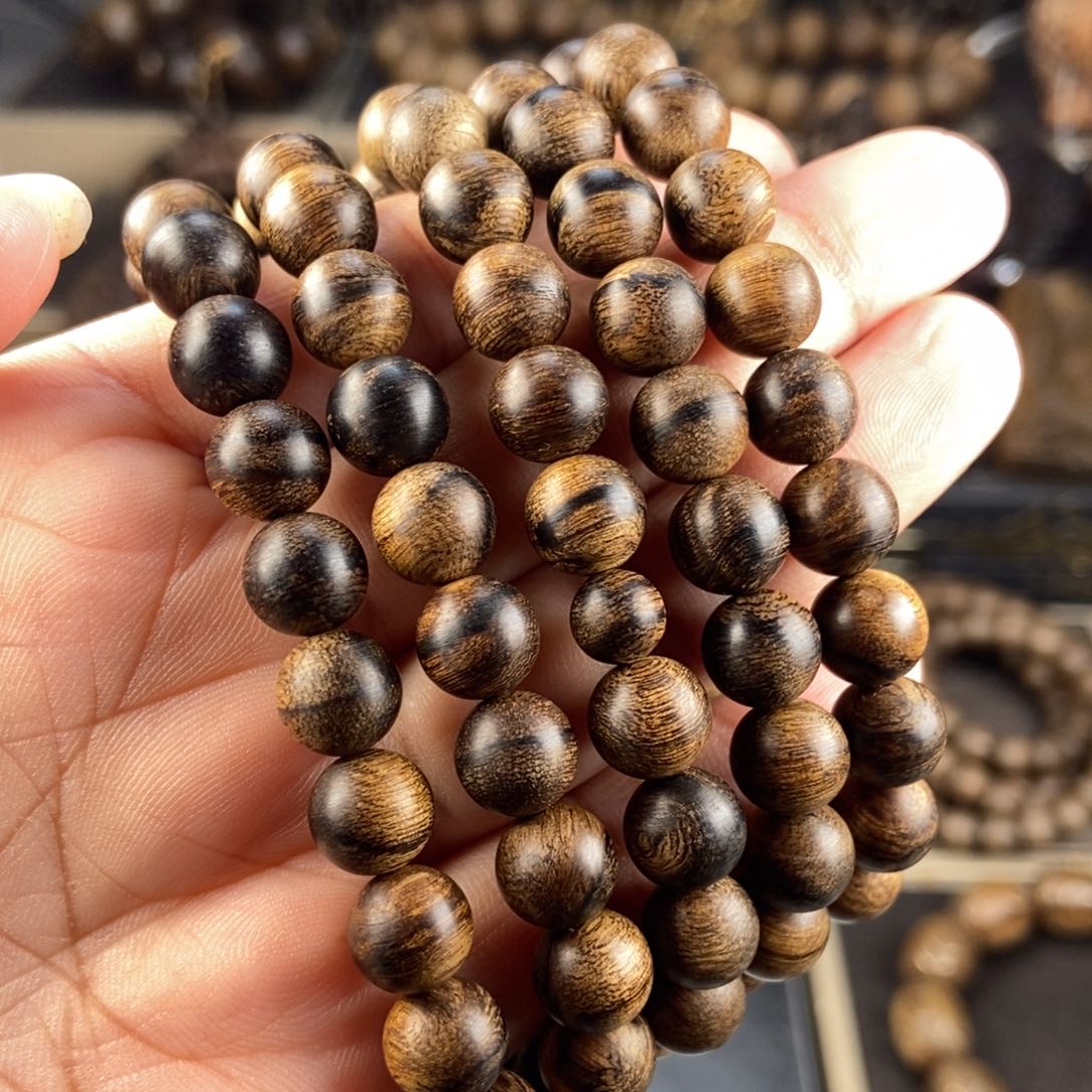 沉香手串随*越南芽庄白棋楠