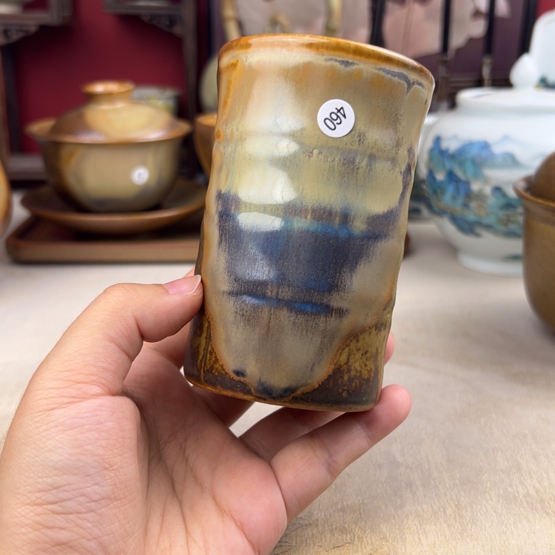 杯纯手工柴烧主人杯