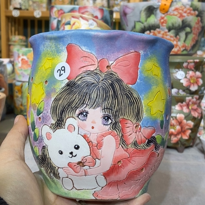 红陶景德镇艺术手绘作品