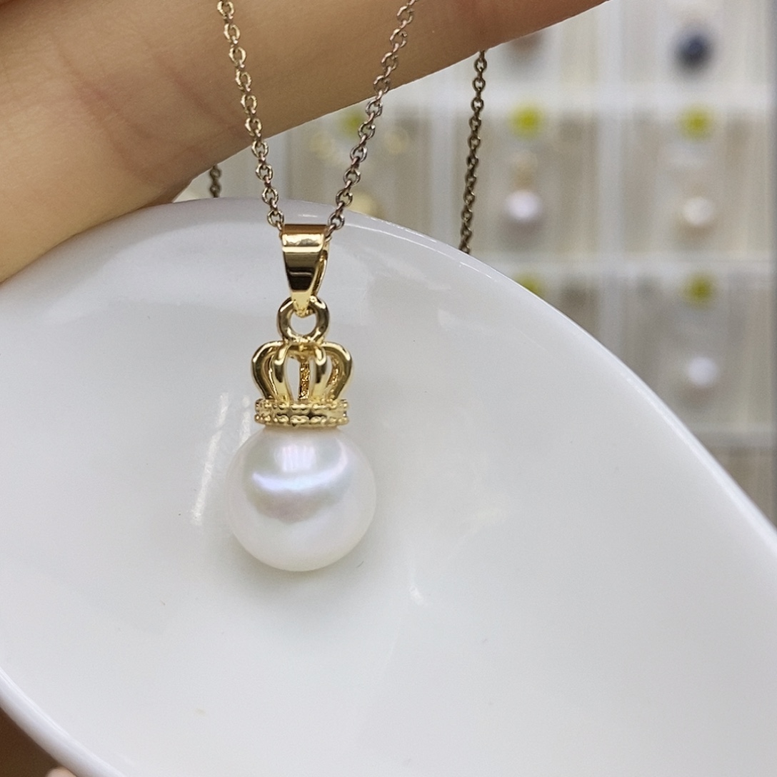 淡水珍珠未镶嵌吊坠(赠链)