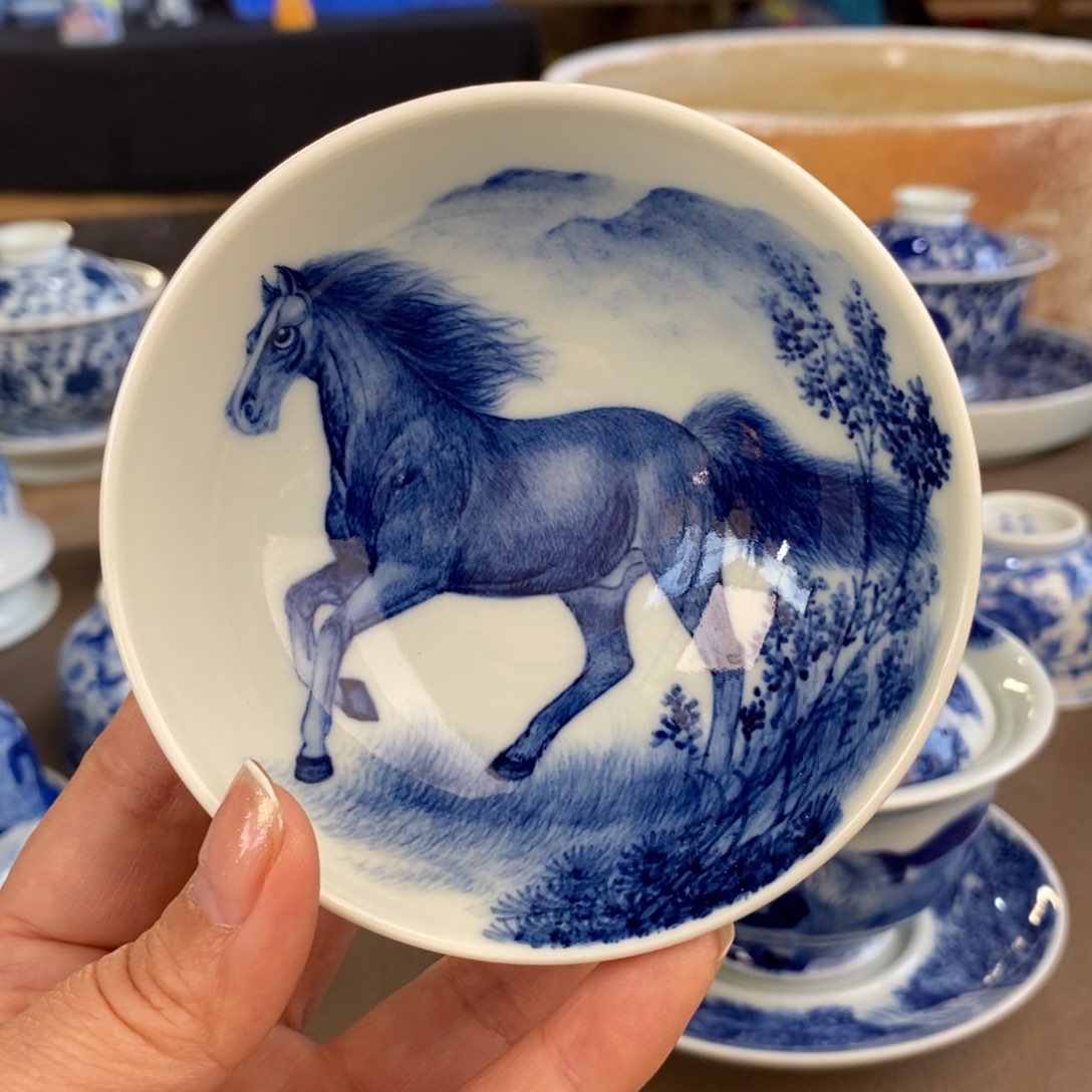 杯景德镇陶瓷手工手绘