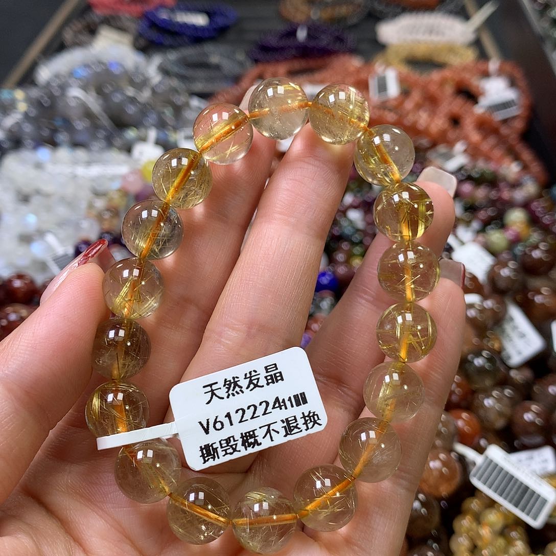 水晶手链未镶嵌，