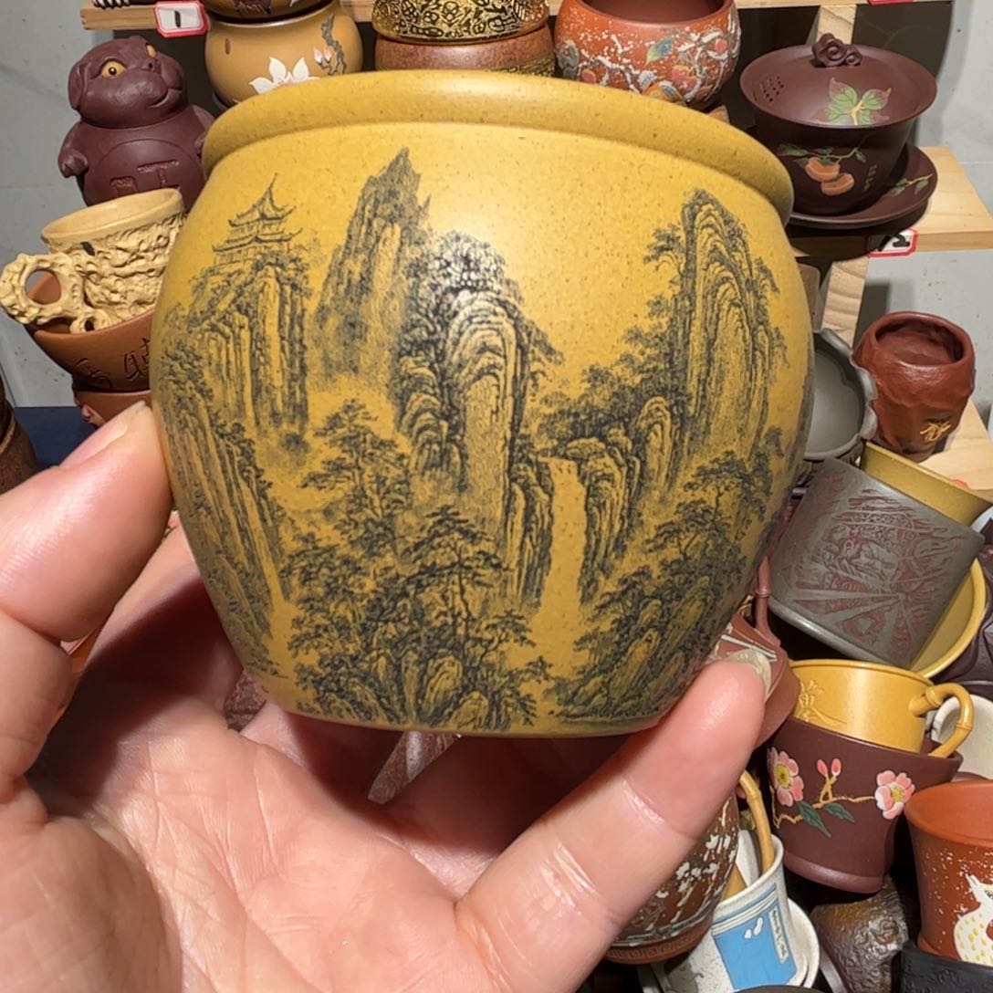 紫砂茶杯宜兴紫砂主人杯