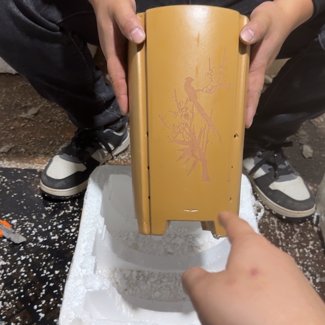 紫砂花盆口径15.25口径
