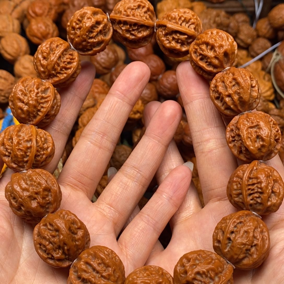 桃核手串小龙脊八棱