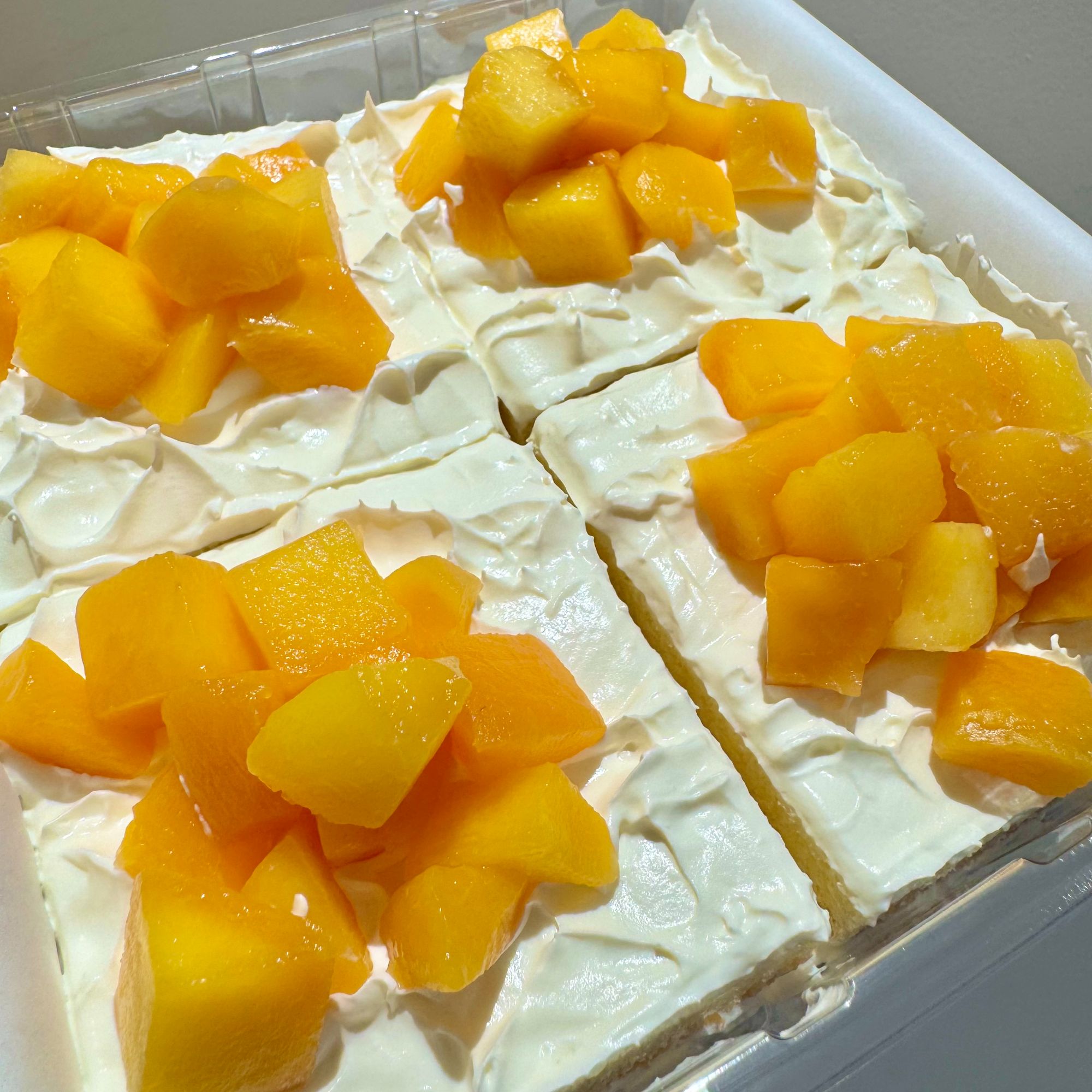 【新品黄桃酸奶蛋糕】顺丰京东冷链4块奶油蛋糕冰淇淋口味6寸左右350g/盒甜品下午茶蛋糕美食