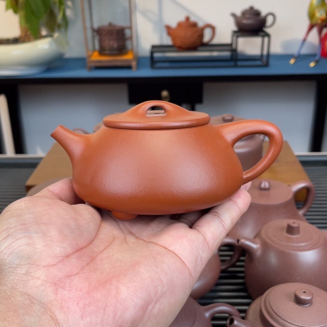 紫砂茶壶?***?宜兴紫砂壶朱泥