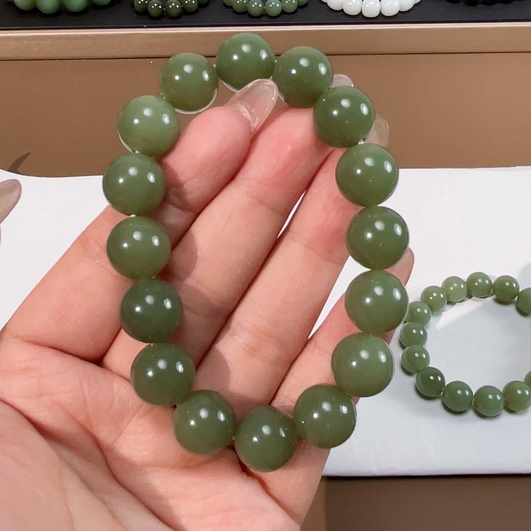 和田玉手链未镶嵌12 