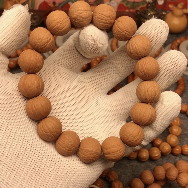 猴头核桃手串聚宝盆