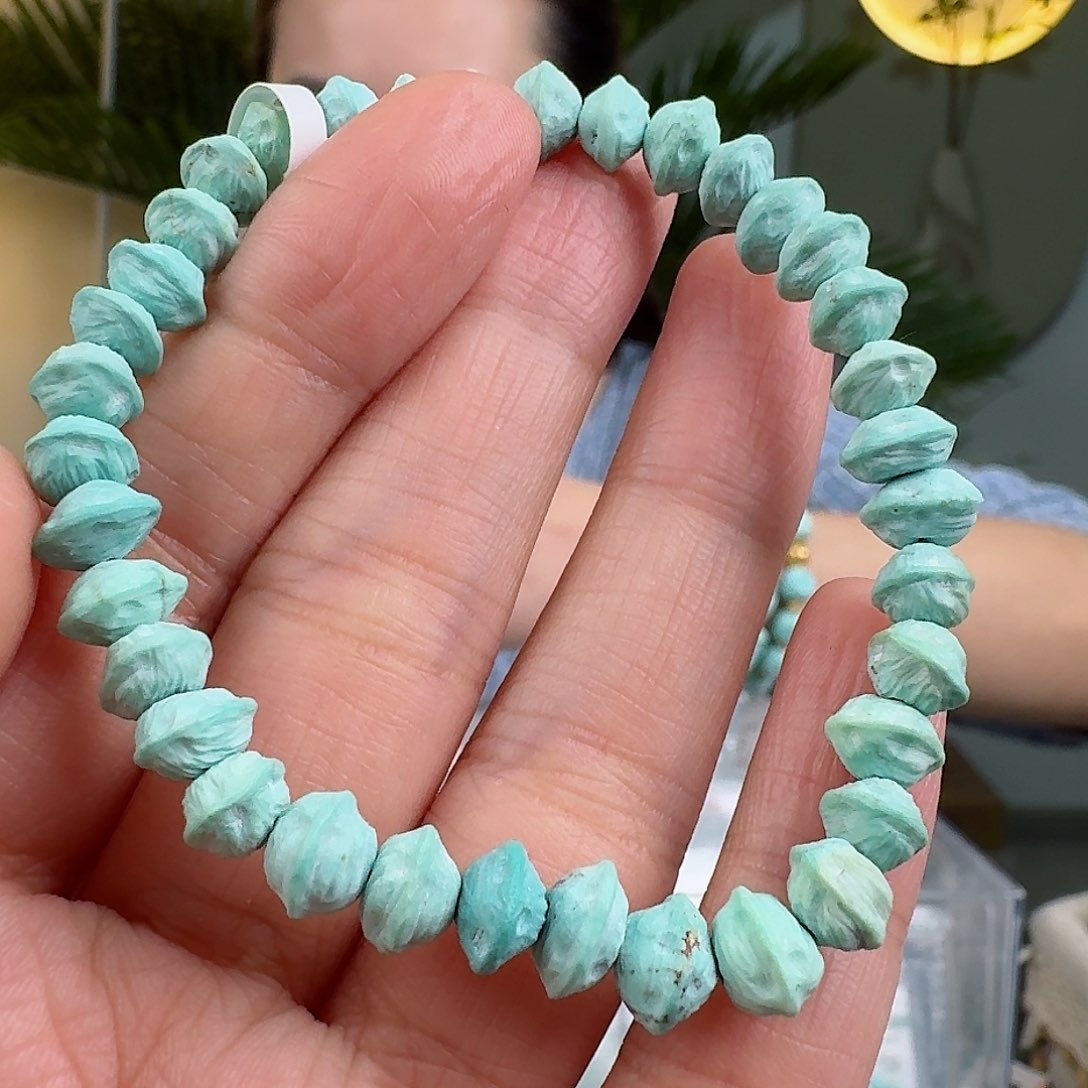 绿松石珠宝奇石未镶嵌