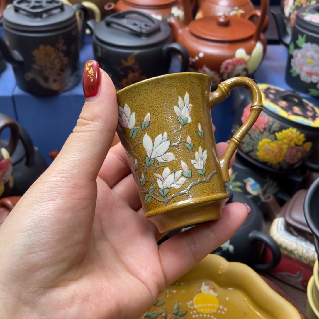 紫砂茶杯紫砂主人杯60cc