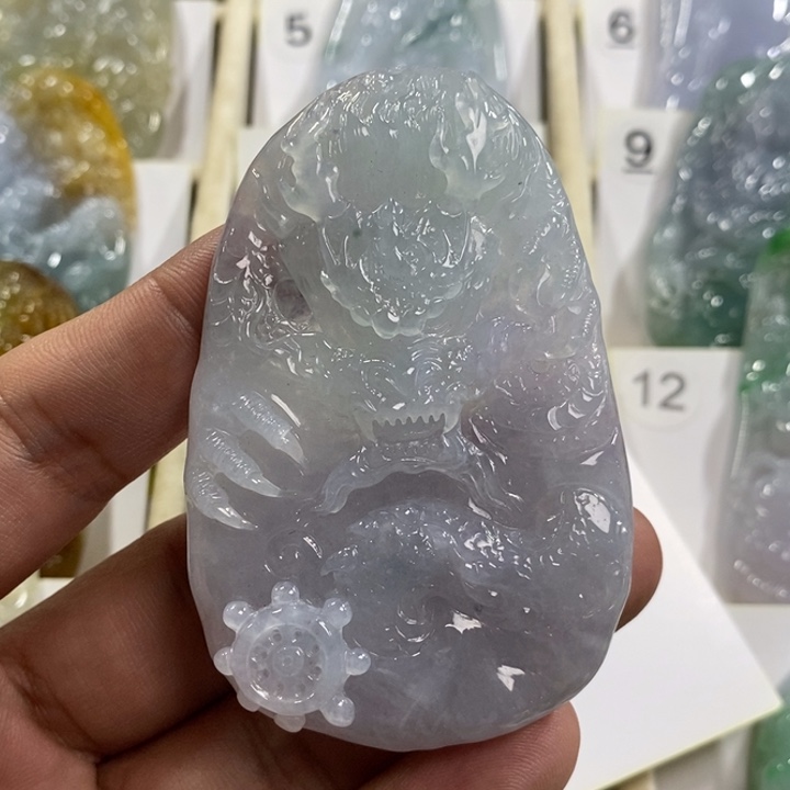 颈饰未镶嵌翡翠龙3