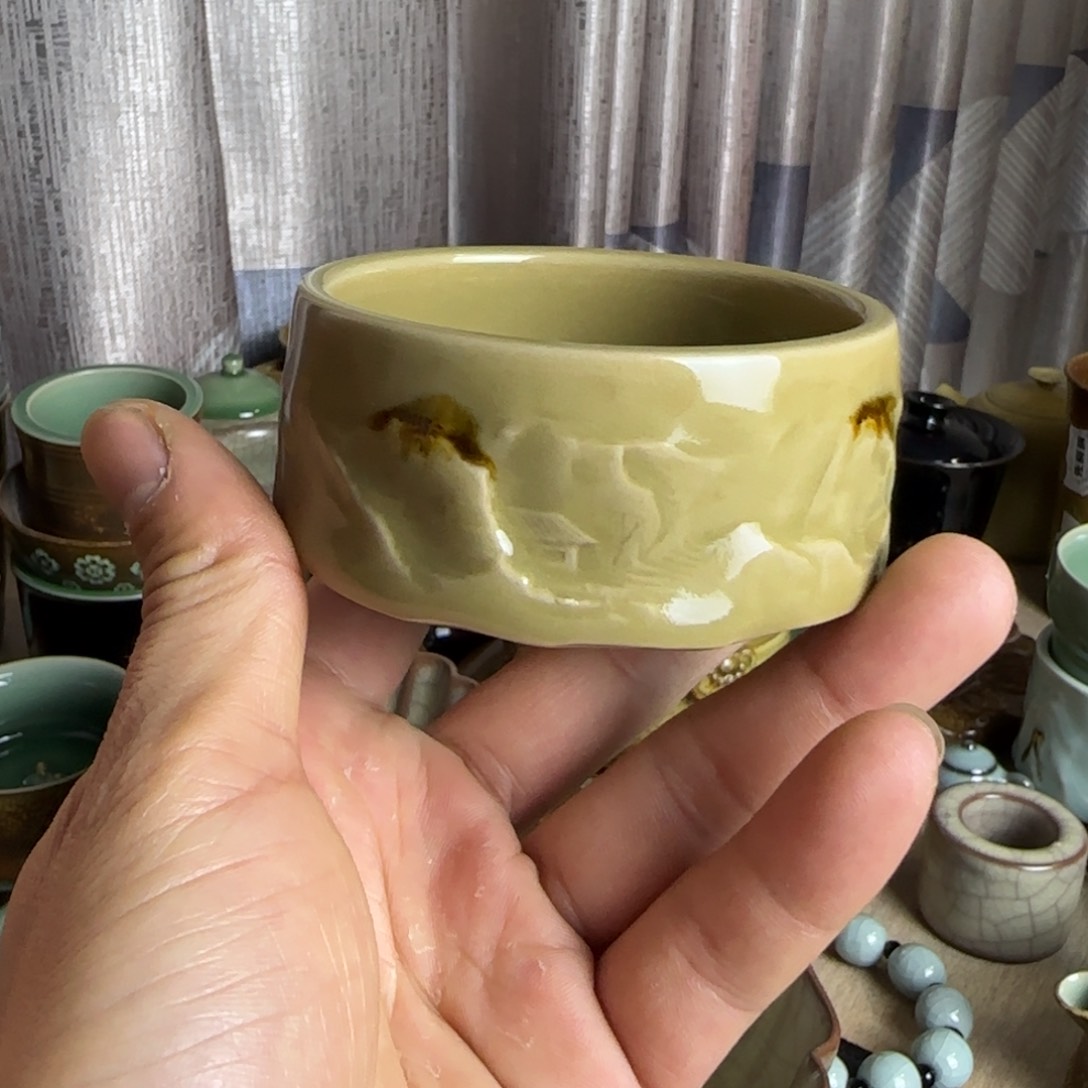 小金茶具青瓷茶器