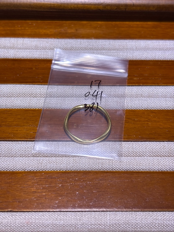 克重0.41 17号 莫比戒指 足金999