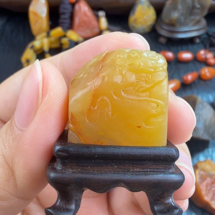 田黄石田黄石印章