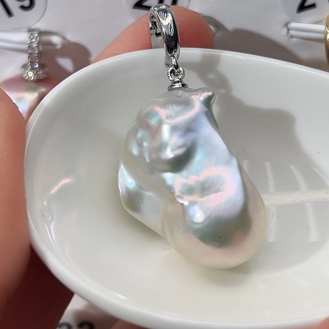 未镶嵌淡水珍珠耳饰