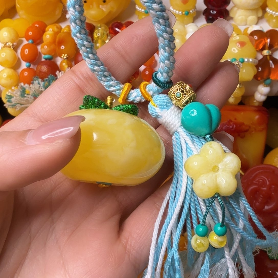 小***菲非金属柿子包包挂