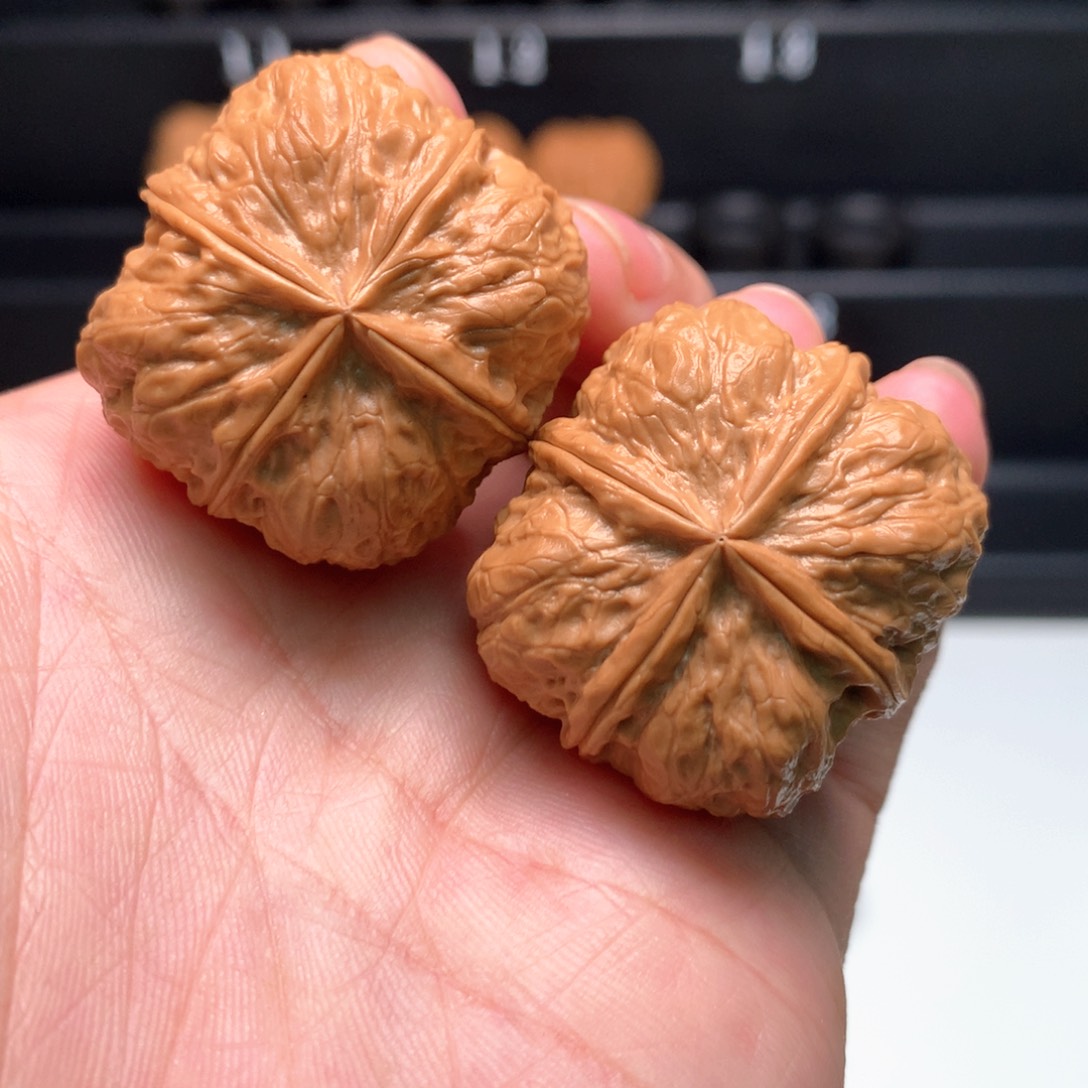 把件文玩核桃神*晒金石