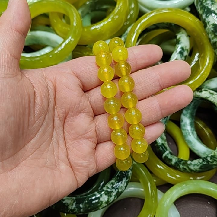 岫玉未镶嵌手链岫玉微瑕多样性发货拍一发一