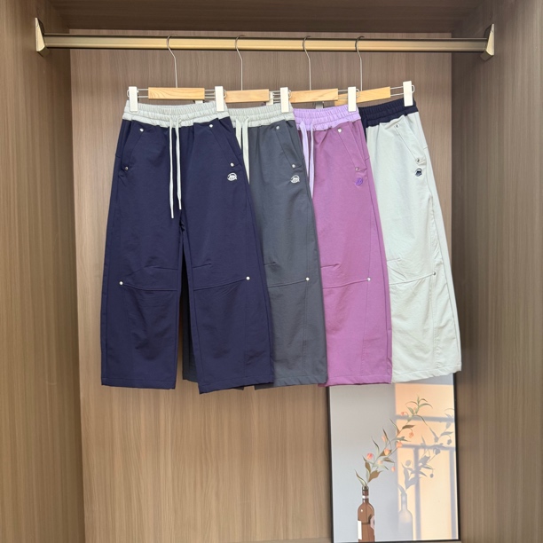 秋季儿童弯刀裤散腿松紧腰中大童男女童休闲裤百搭舒适