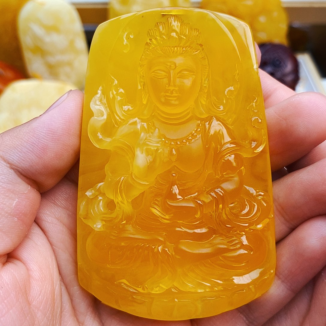 蜜蜡颈饰未镶嵌天然保真假一赔十26
