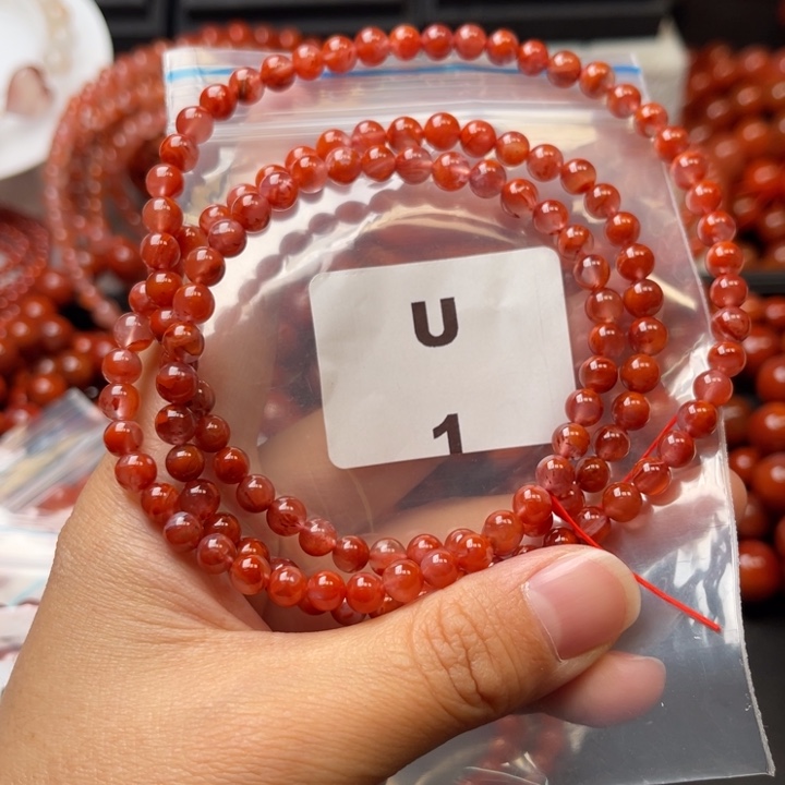 南红玛瑙未镶嵌多样性发货默认微瑕称重5mm