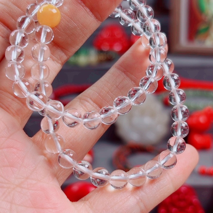 烟晶手链银S925镶嵌多样性发货一件